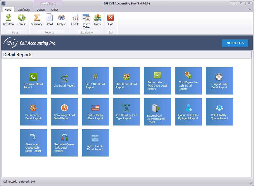 ESI eSIP Call Accounting PRO business phone system software for companies in Maryland, Washington DC, and Northern Virginia.
