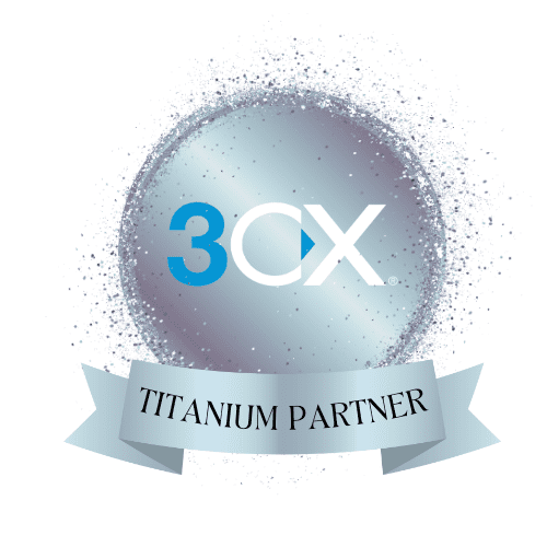 3CX Titanium Partner Award badge